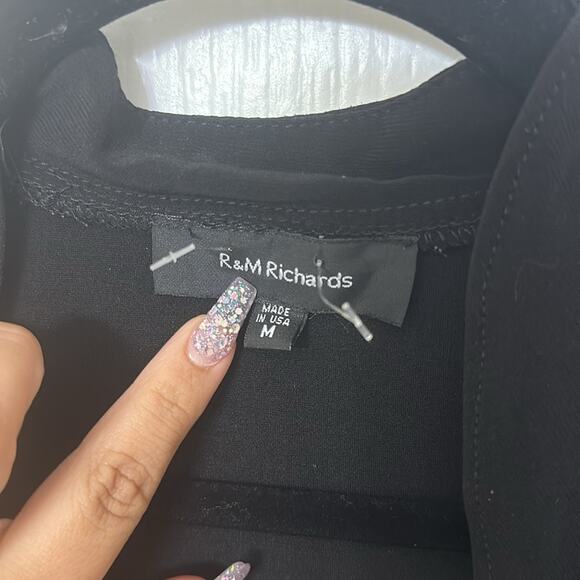 R&M Richards 3/4 sleeve cardigan size M - Picture 2 of 3